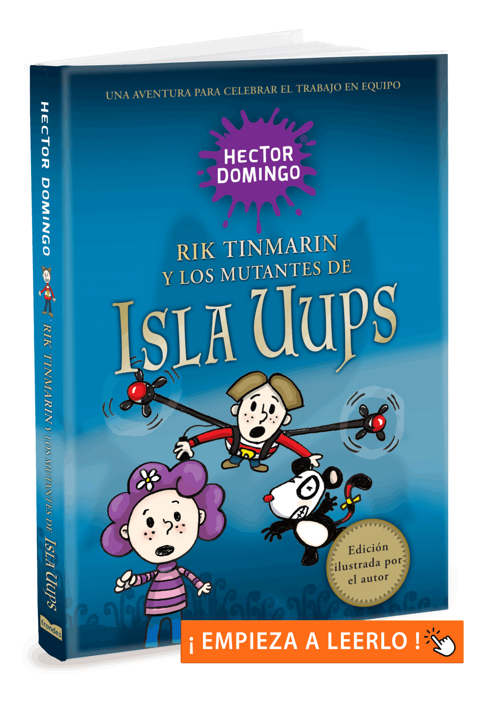 Rik Tinmarín y los mutantes de Isla Uups, por Héctor Domingo. Libros infantiles y juveniles.